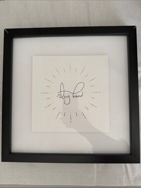 Pier 1 Black Framed "Stay Kind" Gold Accent Wall Art